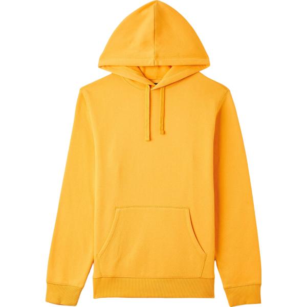felpe con cappuccio Terranova giallo tinta unita