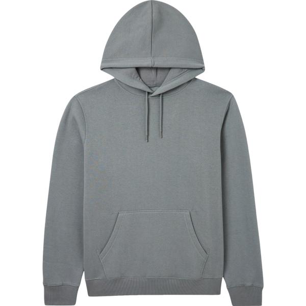 felpe con cappuccio Terranova grigio tinta unita