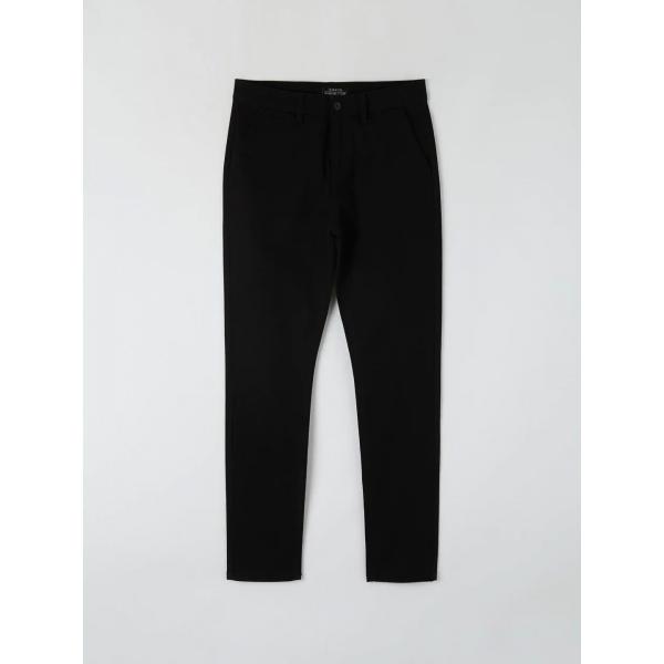 pantaloni Terranova nero tinta unita