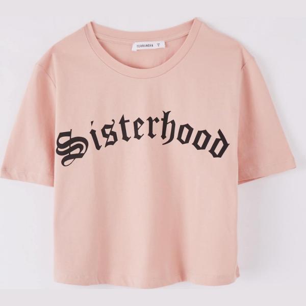 t-shirt Terranova rosa