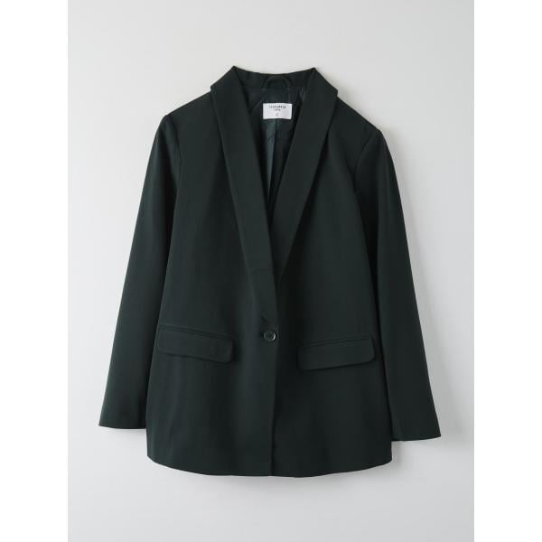 blazer Terranova nero tinta unita