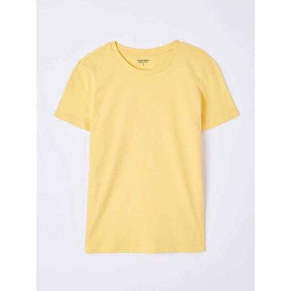 t-shirt Terranova giallo tinta unita