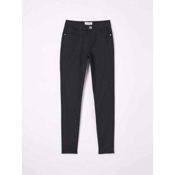 pantaloni skinny Terranova nero tinta unita