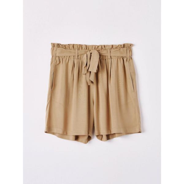 pantaloni corti Terranova marrone tinta unita