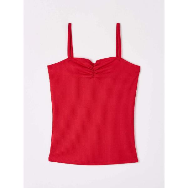 canottiere Terranova rosso tinta unita