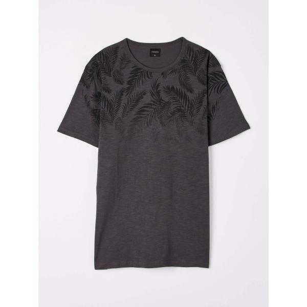 t-shirt Terranova grigio con stampe