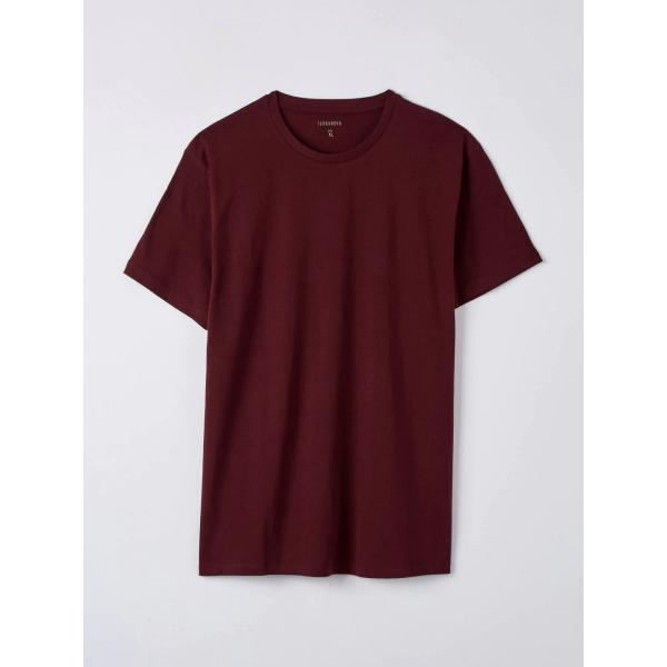 t-shirt Terranova marrone tinta unita