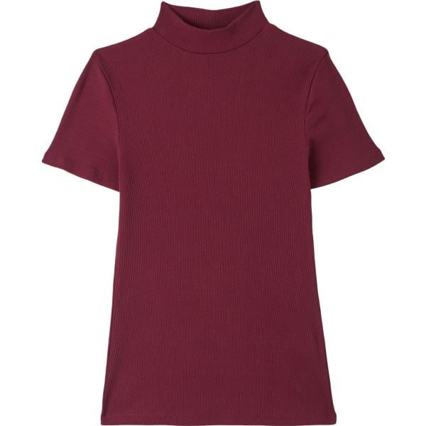 t-shirt Terranova rosso tinta unita
