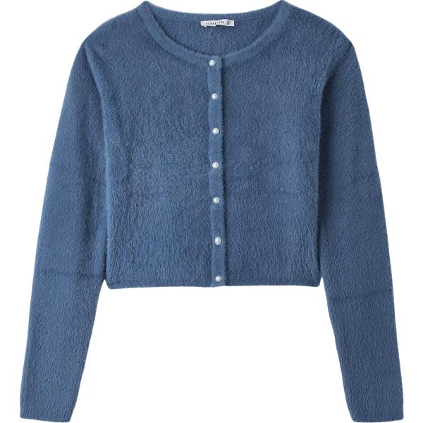 cardigans Terranova blu tinta unita