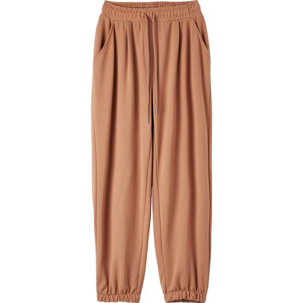 pantaloni Terranova marrone tinta unita