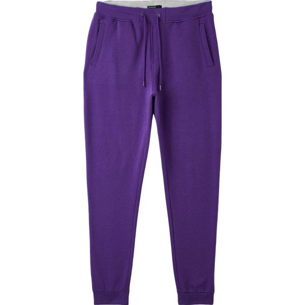 pantaloni Terranova viola tinta unita