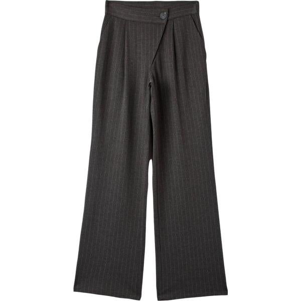 pantaloni a palazzo Terranova grigio a righe