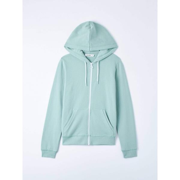 felpe con cappuccio Terranova viola tinta unita