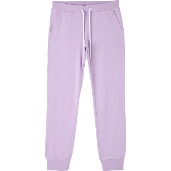 pantaloni Terranova viola tinta unita