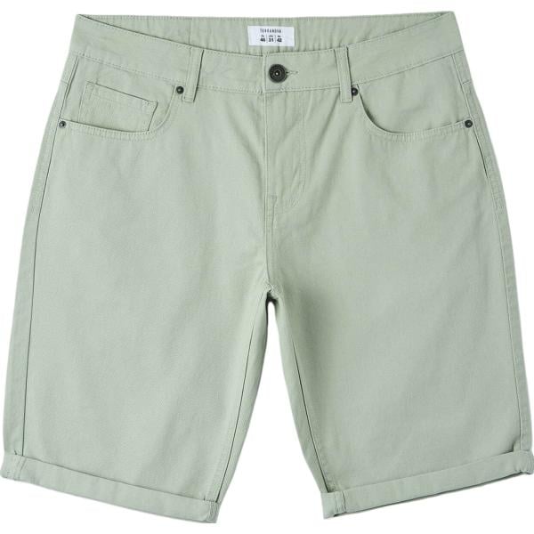 pantaloni Terranova verde tinta unita