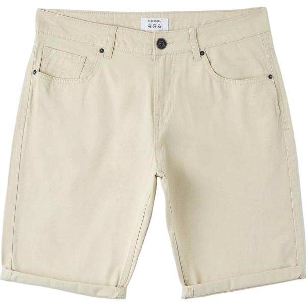 pantaloni Terranova bianco tinta unita