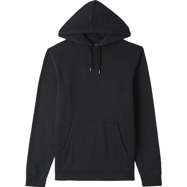 felpe con cappuccio Terranova nero tinta unita