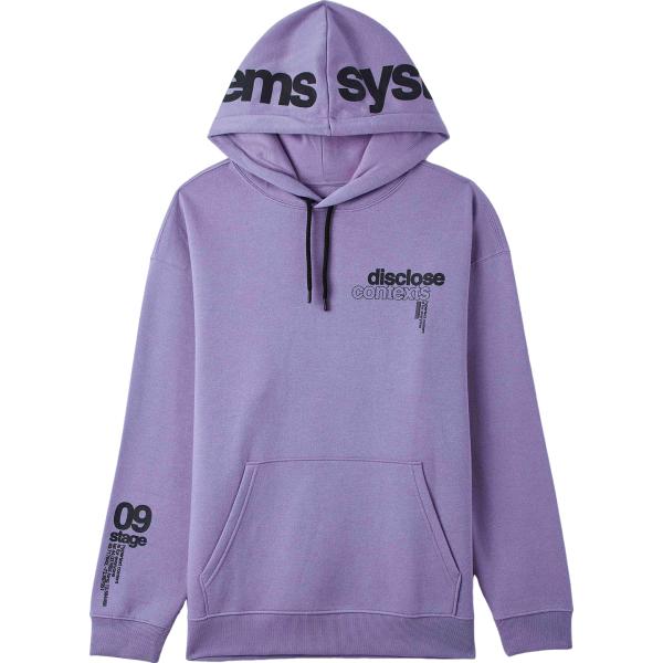felpe con cappuccio Terranova viola con stampe