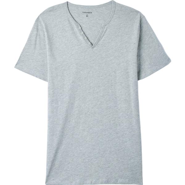 t-shirt Terranova verde tinta unita