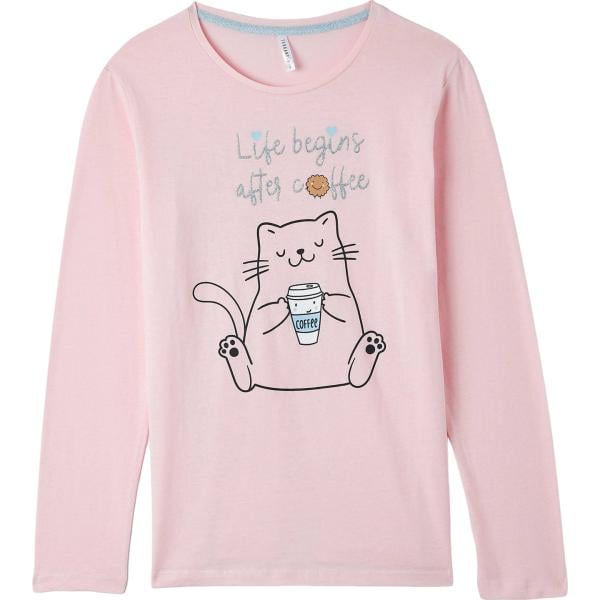 pigiama Terranova rosa con stampe