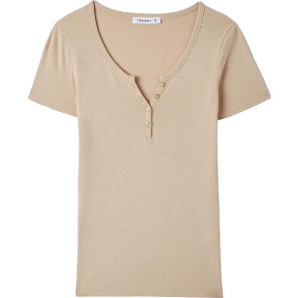 t-shirt Terranova marrone