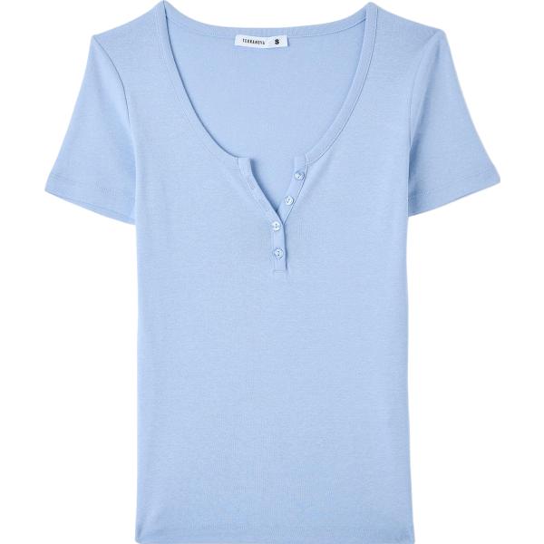 t-shirt Terranova blu