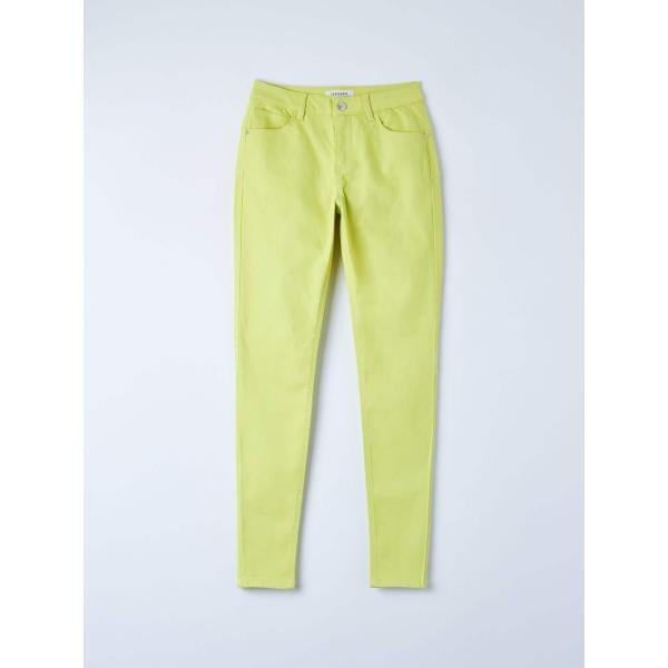 pantaloni skinny Terranova blu tinta unita