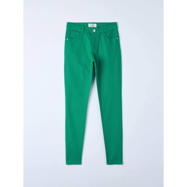 pantaloni skinny Terranova blu tinta unita