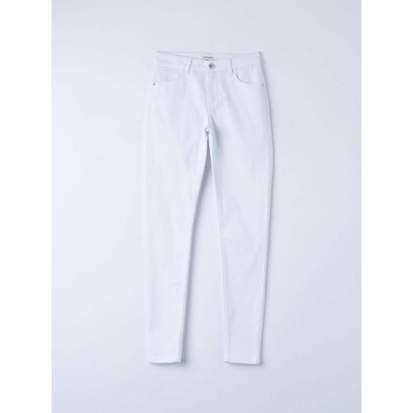 pantaloni skinny Terranova bianco tinta unita