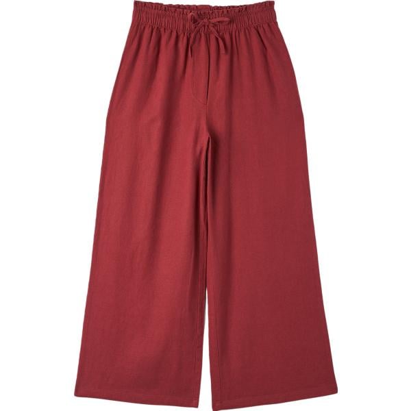pantaloni Terranova rosso tinta unita