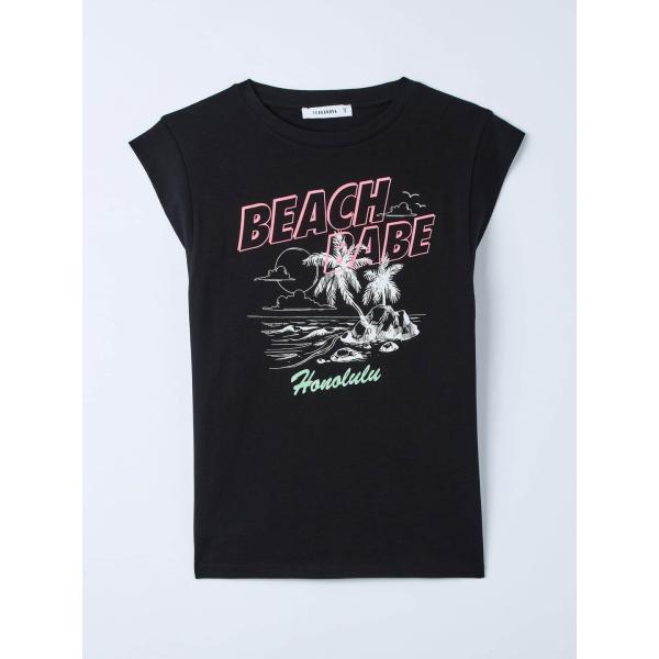 t-shirt Terranova multicolore con stampe