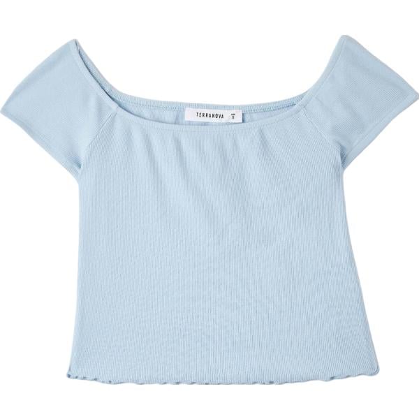 t-shirt Terranova grigio tinta unita