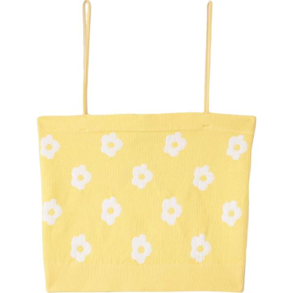 top Terranova giallo a fiori