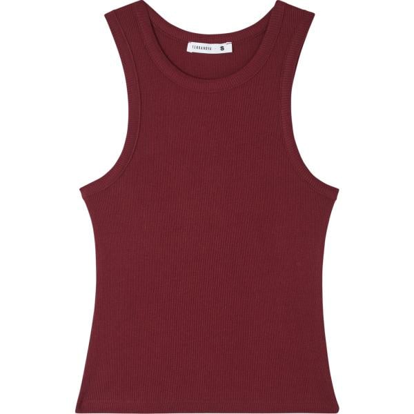 canottiere Terranova rosso tinta unita