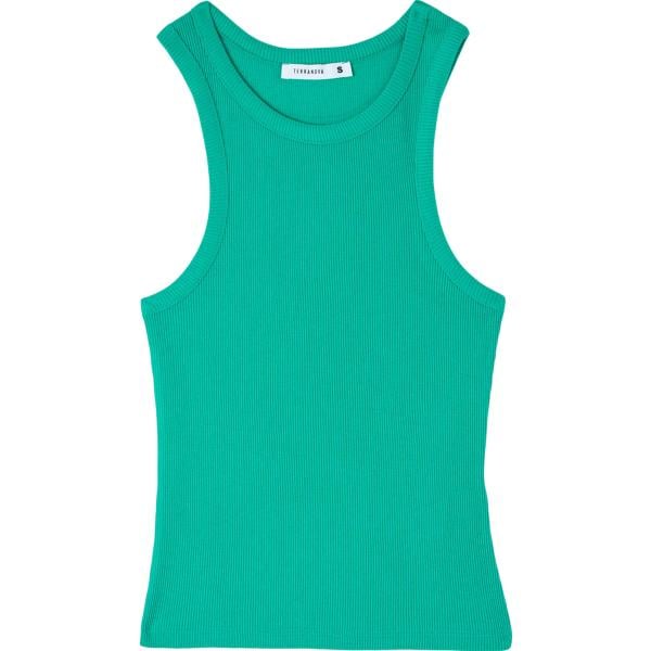 canottiere Terranova verde tinta unita