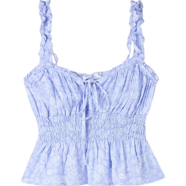 top Terranova blu paisley