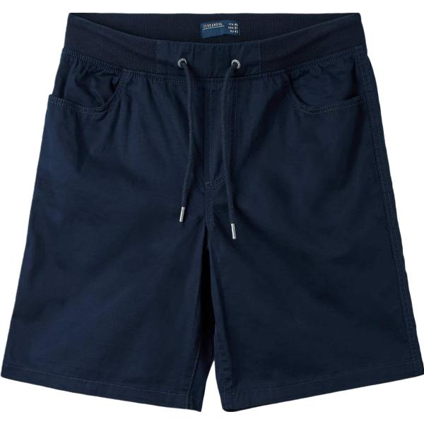 pantaloni corti Terranova blu tinta unita