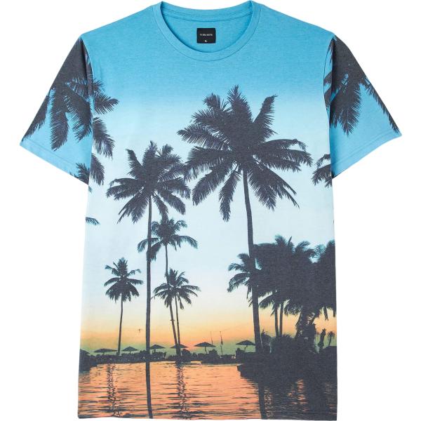 t-shirt Terranova multicolore con stampe