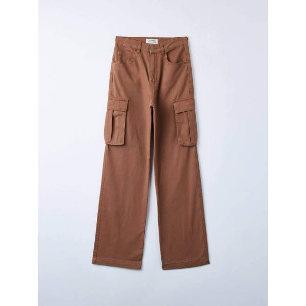 pantaloni cargo Terranova viola