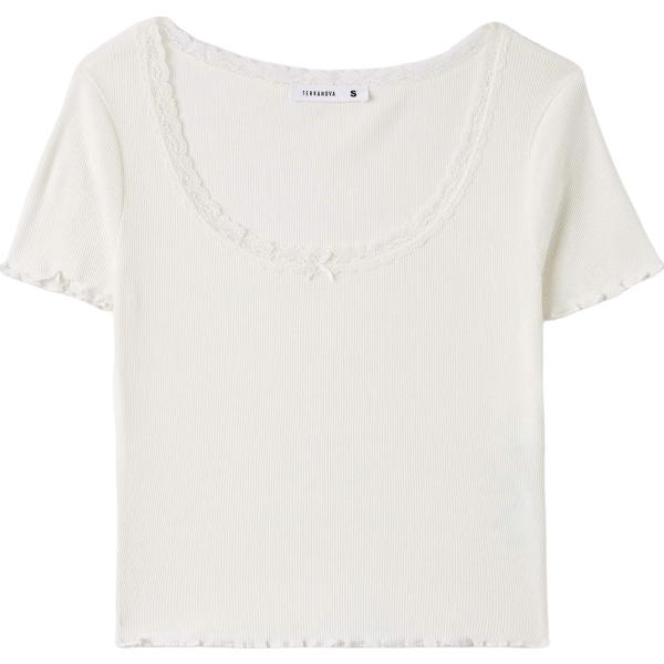 t-shirt Terranova bianco