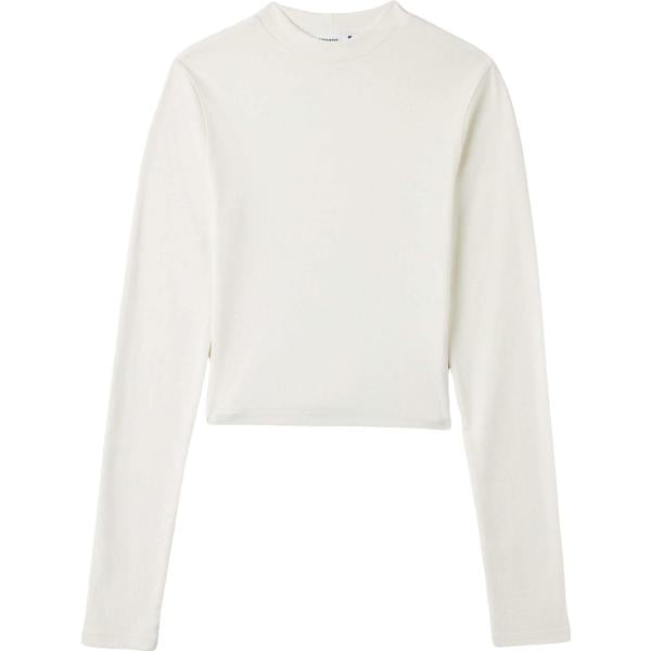t-shirt Terranova bianco tinta unita