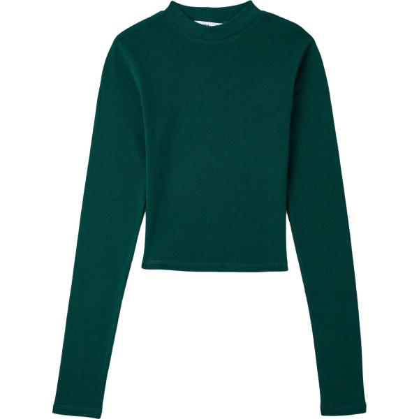 t-shirt Terranova verde tinta unita