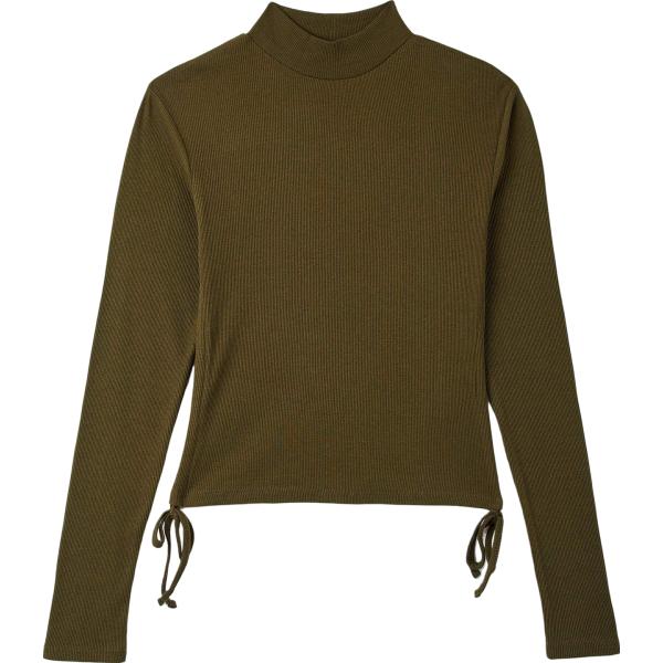 t-shirt Terranova marrone tinta unita