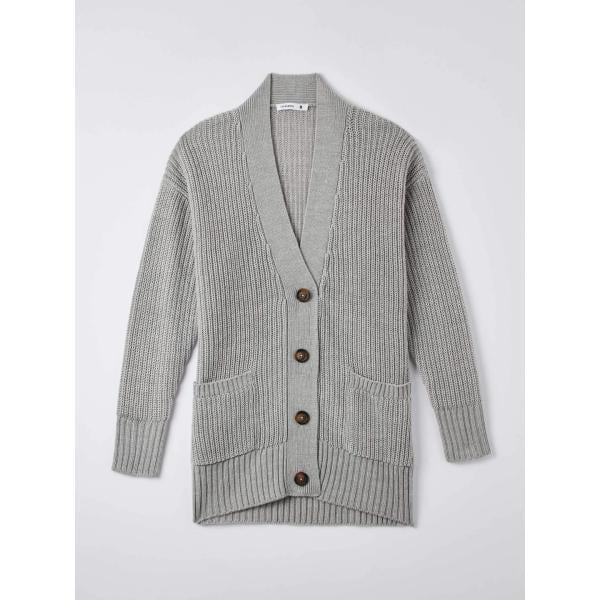 cardigans Terranova grigio tinta unita