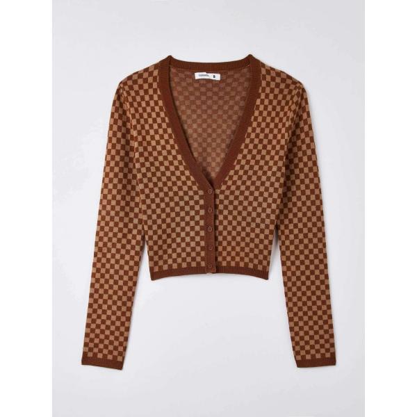 cardigans Terranova multicolore geometrica