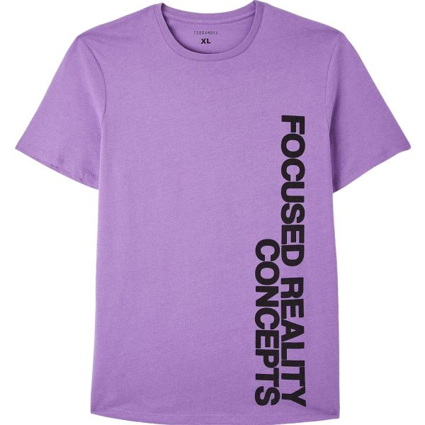 t-shirt Terranova viola con stampe