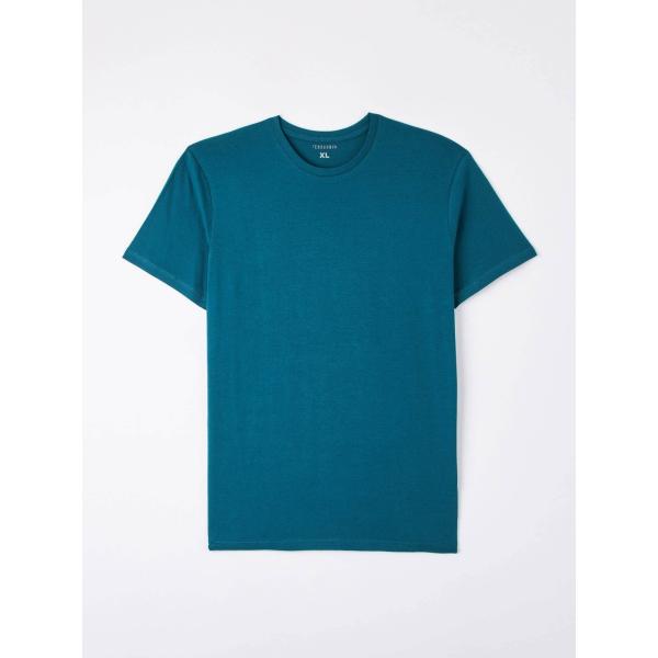 t-shirt Terranova blu tinta unita