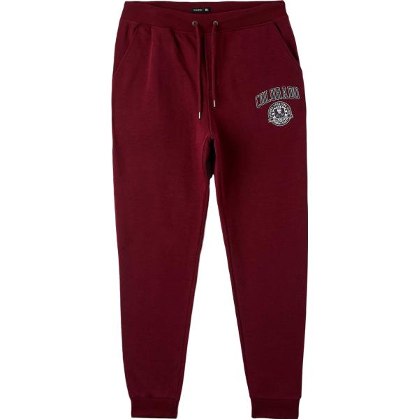 pantaloni Terranova marrone con stampe