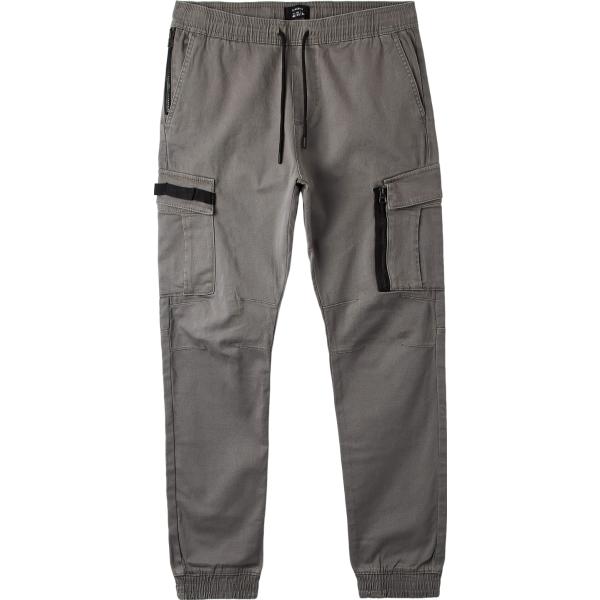 pantaloni cargo Terranova grigio tinta unita