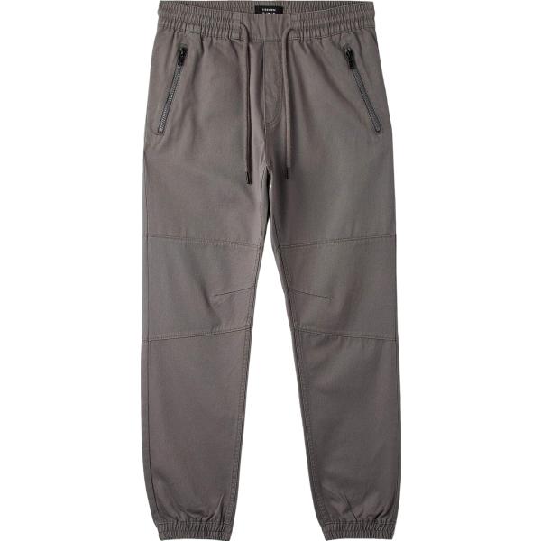 pantaloni Terranova grigio tinta unita